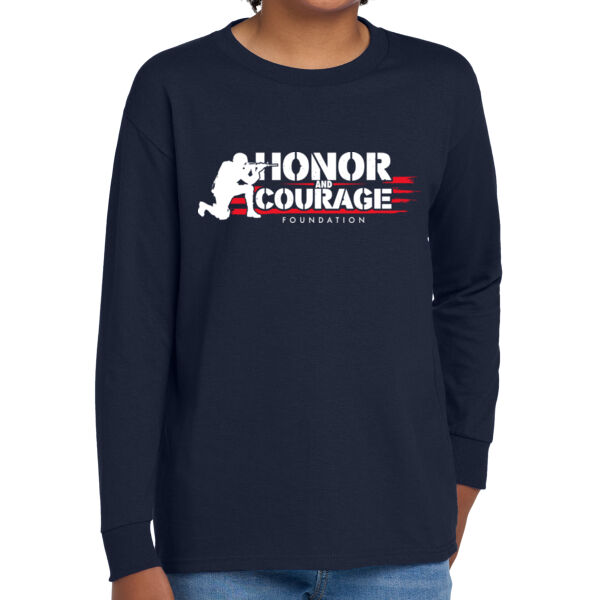 FC - Youth Heavy Cotton 100% Cotton Long Sleeve T Shirt Thumbnail